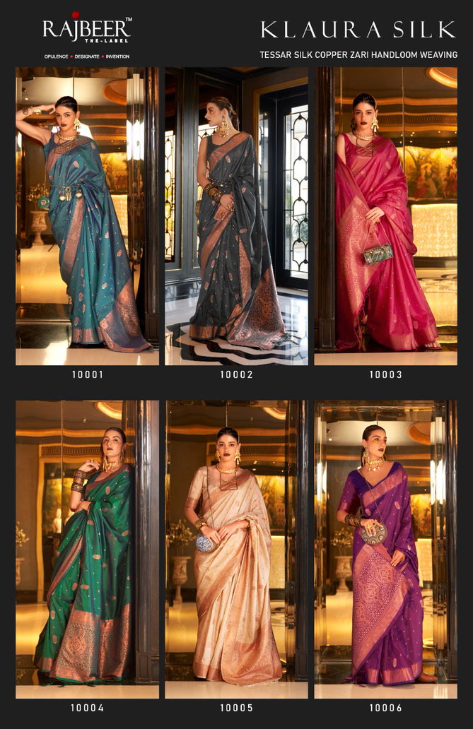 Klaura By Rajbeer Banarasi Silk Sarees Catalog